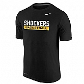 Wichita State Shockers Nike Basketball Legend Practice Performance WEM T-Shirt - Black